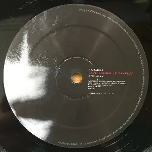 Pochette de Ramifications LP Sampler de Paradox