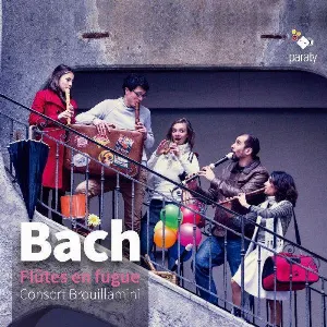 Pochette de Flûtes en fugue de Johann Sebastian Bach