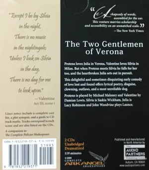 Pochette de The Two Gentlemen of Verona de William Shakespeare