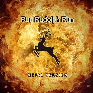 Pochette Run Rudolph Run (Metal Version)