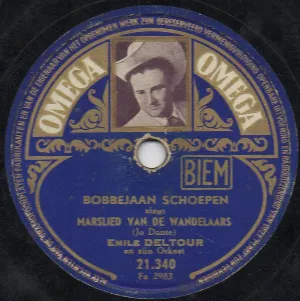 Pochette de Het marslied van de wandelaar / Spreken is zilver, zwijgen is goud de Bobbejaan Schoepen