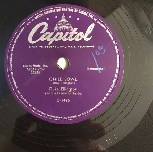 Pochette de Chile Bowl / Twelfth Street Rag de Duke Ellington and His Orchestra
