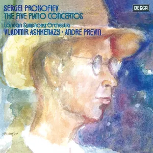 Pochette de Piano Concertos Nos. 1-5 / Classical Symphony / Autumnal / Overture on Hebrew Themes de André Previn - Sergei Prokofiev - Vladimir Ashkenazy - London Symphony Orchestra - Gabrieli String Quartet