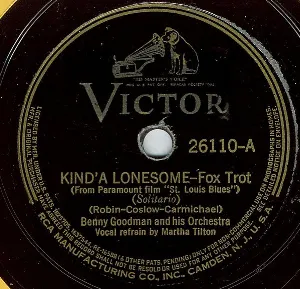 Pochette de Kind'a Lonesome / I Must See Annie Tonight de Benny Goodman and His Orchestra