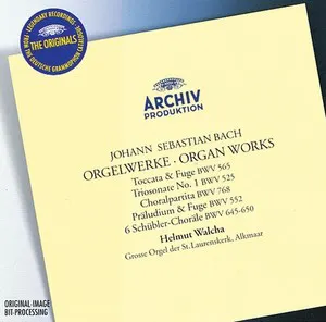 Pochette Orgelwerke BWV 525, 552, 565, 645-650, 768