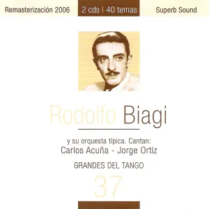 Pochette de Grandes del tango 37 de Rodolfo Biagi