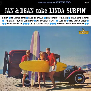 Pochette de Take Linda Surfin’ / Ride the Wild Surf de Jan & Dean
