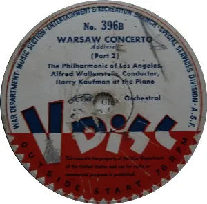 Pochette Addinsell: Warsaw Concerto