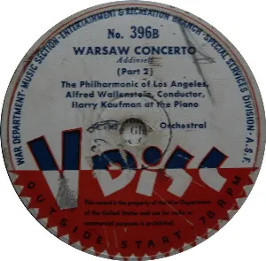 Pochette de Addinsell: Warsaw Concerto de Alfred Wallenstein - Richard Addinsell - Los Angeles Philharmonic