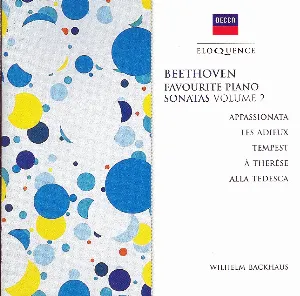 Pochette Favourite Piano Sonatas, Volume 2
