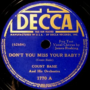 Pochette de Don’t You Miss Your Baby? / Topsy de The Count Basie Orchestra - The Count Basie Orchestra