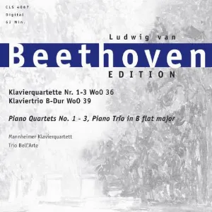 Pochette Ludwig van Beethoven Edition: Klavierquartette Nr. 1-3 WoO 36 / Klaviertrio B-Dur WoO 39