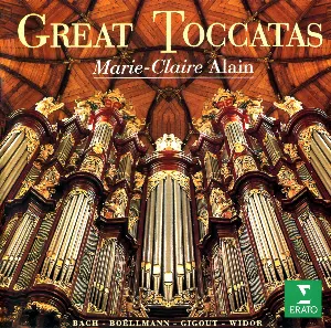 Pochette de Great Toccatas de Marie‐Claire Alain