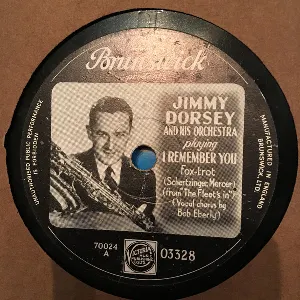 Pochette de I Remember You / Tangerine de Jimmy Dorsey and His Orchestra