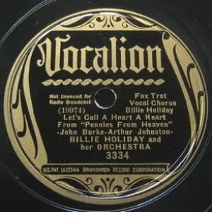 Pochette de Let's Call A Heart A Heart / One, Two, Button Your Shoe de Billie Holiday