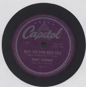 Pochette de Have You Ever Been Told / The Blues Jumped Up and Got Me de Benny Goodman and His Orchestra