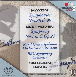 Pochette Haydn: Symphonies Nos. 88 & 99 / Beethoven: Symphony No. 1