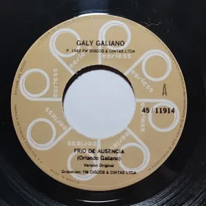 Pochette de Frío de ausencia / Yo seré, tú serás de Galy Galiano