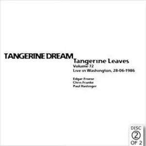 Pochette 1986‐06‐29: Tangerine Leaves, Volume 72: Washington 1986