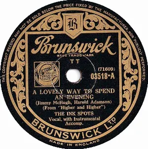 Pochette de A Lonely Way to Spend an Evening / I'll Get By de The Ink Spots