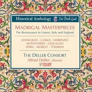 Pochette de Madrigal Masterpieces de Deller Consort