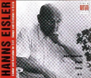 Pochette de Lieder und Kantaten im Exil de Hanns Eisler