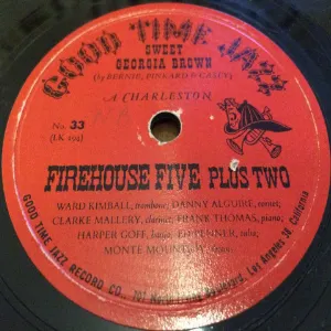 Pochette de Sweet Georgia Brown / Lonesome Mama Blues de Firehouse Five Plus Two