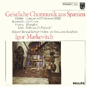 Pochette de Geistliche Chormusik aus Spanien de Tomás Luis de Victoria - Igor Markevitch - Ernesto Halffter