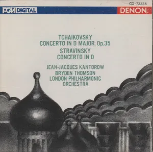 Pochette Stravinsky / Tchaikovsky Violin Concertos