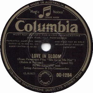 Pochette Love in Bloom / Give Me a Heart to Sing To
