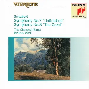 Pochette de Symphony no. 7 "Unfinished" / Symphony no. 8 "The Great" de Bruno Weil - Franz Schubert