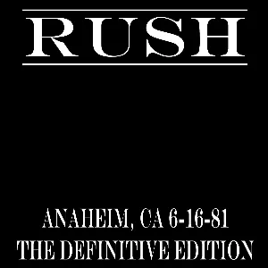 Pochette 1981‐06‐16: Anaheim Convention Center, Anaheim, CA, USA (the definitive edition)