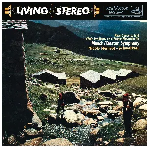 Pochette de Ravel: Concerto in G / d'Indy: Symphony on a French Mountain Air de Vincent d’Indy - Charles Munch - Boston Symphony Orchestra - Maurice Ravel