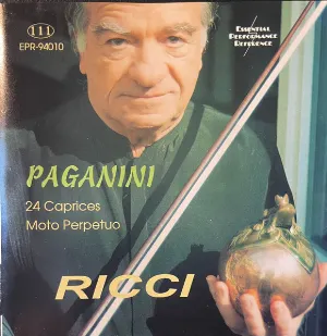 Pochette de 24 Caprices / Moto Perpetuo de Niccolò Paganini - Ruggiero Ricci