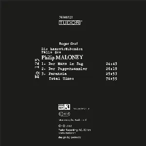 Pochette de Die haarsträubenden Fälle des Philip Maloney, N° 123 de Roger Graf