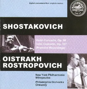 Pochette Violin Concerto, op. 99 / Cello Concerto, op. 107