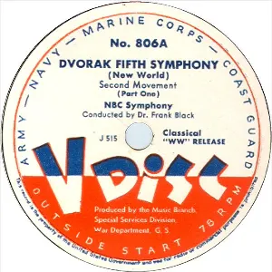 Pochette Dvorak Fifth Symphony (New World) Second Movement