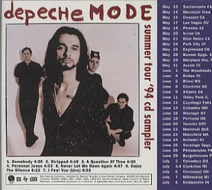 Pochette Summer Tour ’94 CD Sampler