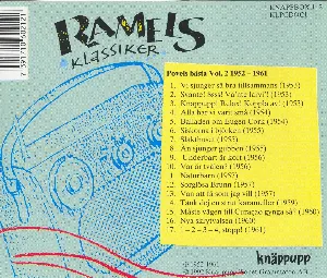 Pochette de Ramels klassiker: Povels bästa, vol. 2: 1952–61 de Povel Ramel