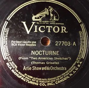 Pochette de Nocturne / Through the Years de Artie Shaw and His Orchestra