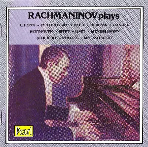 Pochette Rachmaninov Plays