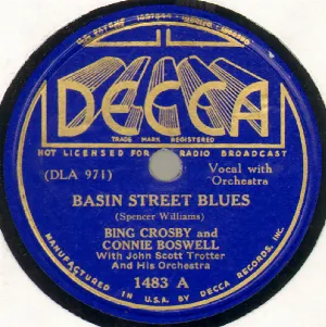 Pochette Basin Street Blues / Bob White (Whatcha Gonna Swing Tonight?)