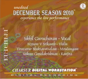 Pochette de December Season 2010 de Sikkil Gurucharan