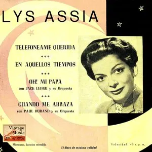 Pochette de Vintage French Song No. 138 - EP: Oh! Mon Papa de Lys Assia