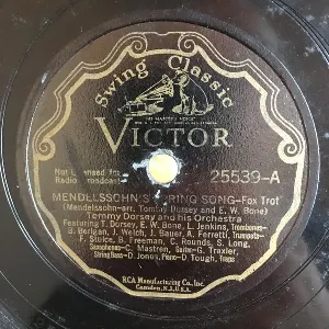Pochette de Mendelssohn’s Spring Song / Liebestraum de Tommy Dorsey and His Orchestra