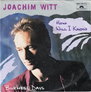 Pochette de How Will I Know de Joachim Witt