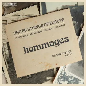 Pochette de Hommages de Igor Stravinsky - Osvaldo Golijov - Olli Mustonen