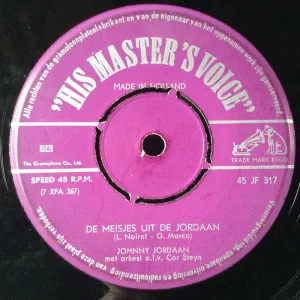 Pochette de De meisjes uit de Jordaan / Het carillon de Johnny Jordaan