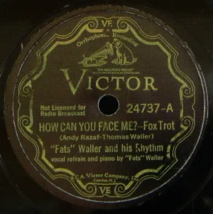 Pochette de How Can You Face Me? / Sweetie Pie de Fats Waller and His Rhythm