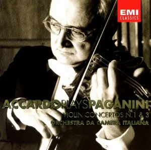 Pochette de Accardo Plays Paganini: Violin Concertos nos. 1, 3 de Salvatore Accardo - Niccolò Paganini